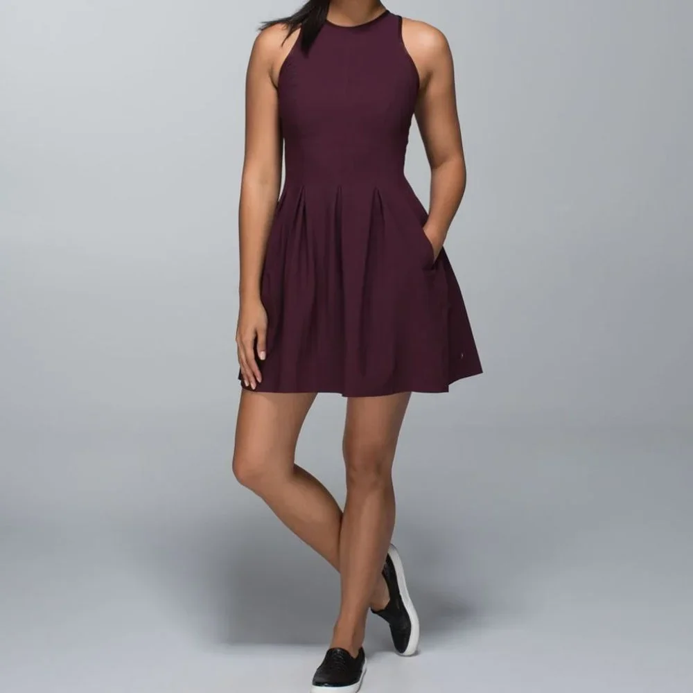Lululemon Here To There Dress- Bordeaux Drama Size 2/4